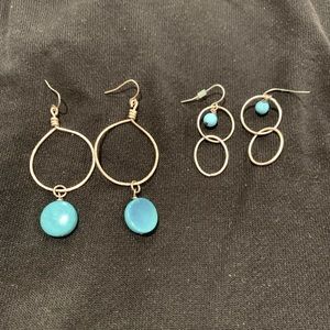 Silver and Turquoise earrings